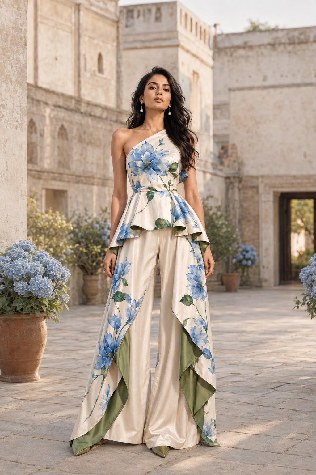 Nayantara Azure Bloom Co-ord